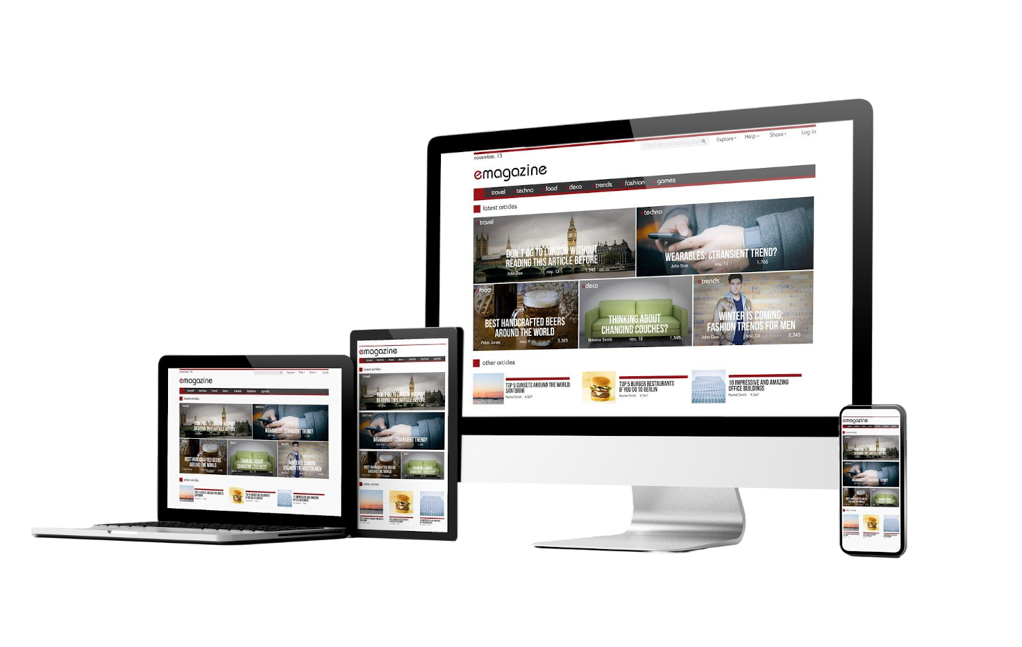 Site web moderne